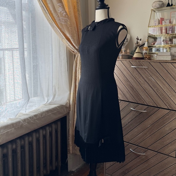 Vintage fringe dress - Picture 1 of 5